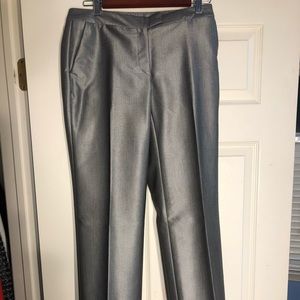 Size 2 regular Calvin Klein Silver LinedDress Pants in Excellent Condition